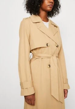 Selected Femme Slfsia - Trench - Cornstalk -Magasin Général De Mode 4179a8a8617345529eda6a7a808989e0