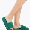 Oysho Mules - Green -Magasin Général De Mode 42ac9a037ec740038d951bcc5d1bc4ca