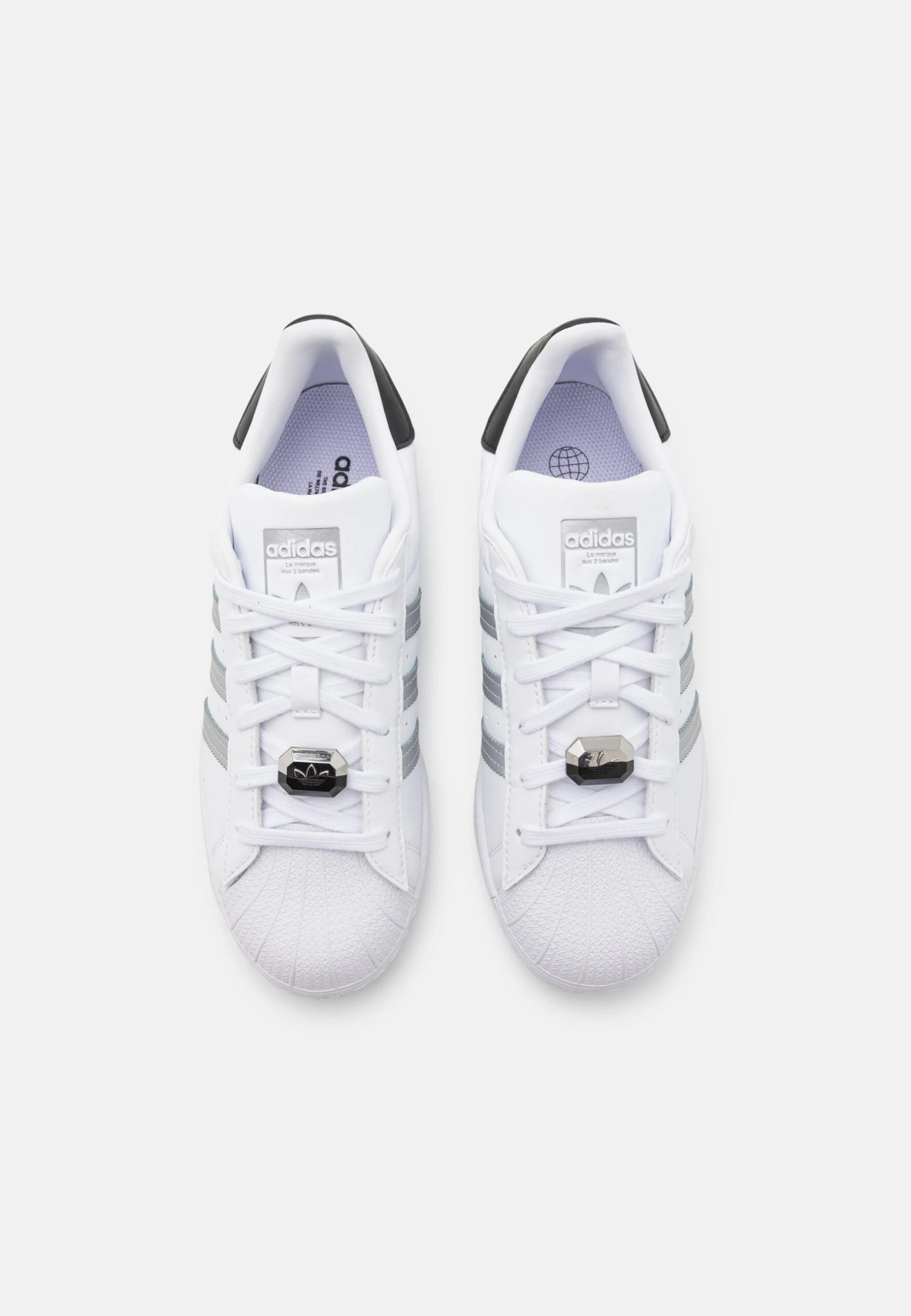 Adidas Originals Superstar W - Baskets Basses - White/Silver /Black 8 Adidas Originals Superstar W - Baskets Basses - White/Silver /Black – Image 6