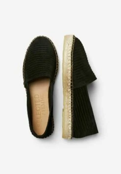 Selected Femme Espadrilles - Black -Magasin Général De Mode 463b405794d94586b4a694acc328eaee