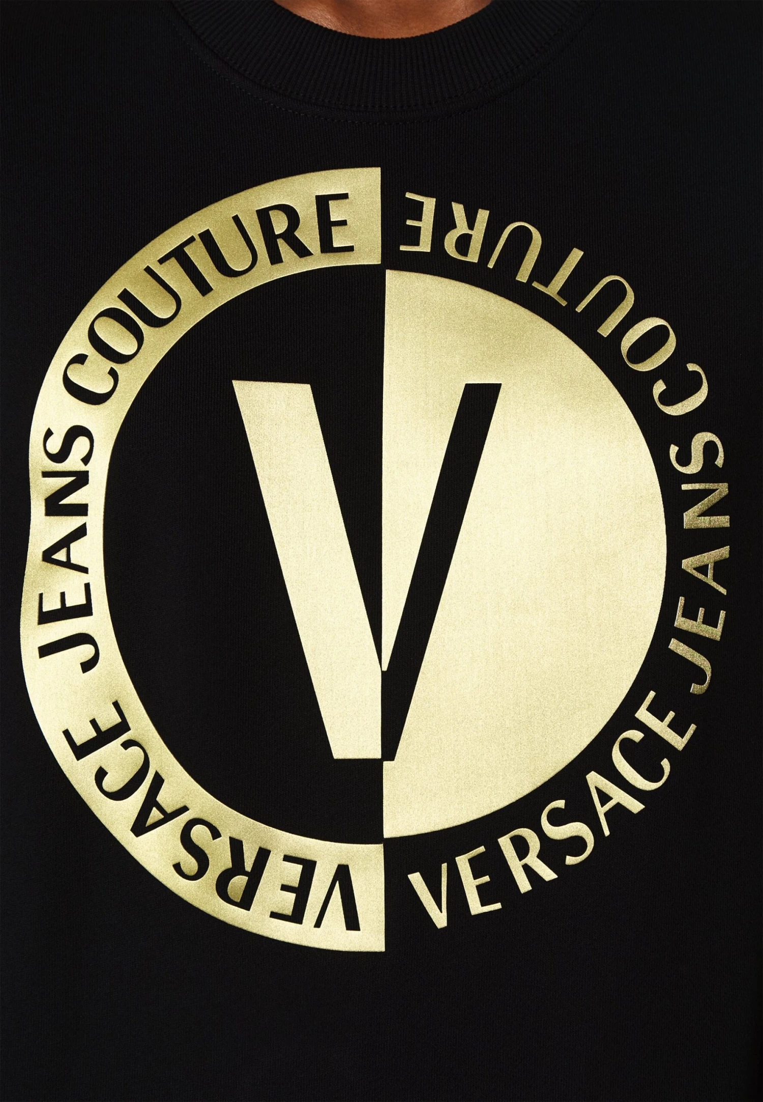 Versace Jeans Couture Sweatshirt - Black/Gold 8 Versace Jeans Couture Sweatshirt - Black/Gold – Image 6