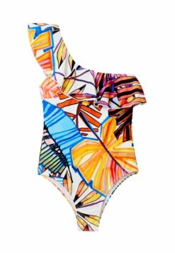 Desigual Asymmetric Strap Swimsuit - Maillot De Bain - Multicoloured -Magasin Général De Mode 4aa5d59ba5094d389e4db023a1ef6821