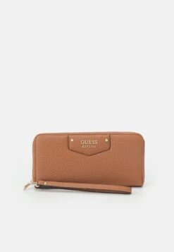 Guess Brenton Zip Around - Portefeuille - Caramel
