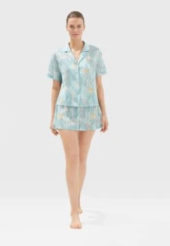 Oysho Floral Print - Bas De Pyjama - Turquoise -Magasin Général De Mode 4efaecfed2cb44f2ac1148c1924fc55e