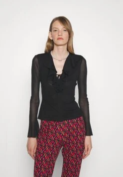 DIANE VON FURSTENBERG Ilea - Blouse - Black -Magasin Général De Mode 53dd1950cdc84d1f8dd3c061b4af35fb