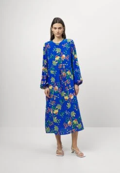 DIANE VON FURSTENBERG Sydney Midi Dress - Robe De Jour - Indigo