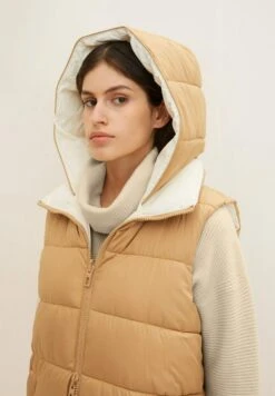 Tom Tailor Mit Kapuze - Veste Sans Manches - Soft Light Camel -Magasin Général De Mode 55649d09b151406285caa431b8304dab