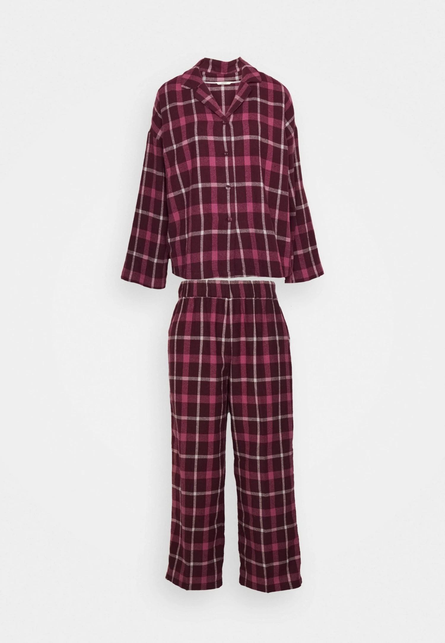 ESPRIT Flannel Check - Pyjama - Bordeaux/Red 6 ESPRIT Flannel Check - Pyjama - Bordeaux/Red – Image 4