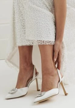 Next Forever Comfort Wedding Jewel Slingback - Escarpins - Ivory