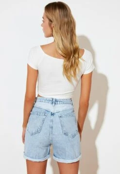 Trendyol Short En Jean - Blue -Magasin Général De Mode 5b8558d6d8364d6da230161a213321ce