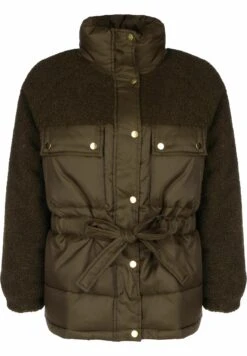 URBAN CLASSICS Sherpa Mix - Veste D'Hiver - Brown