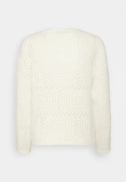 ONLY Onlsansi Life O Neck - Pullover - Cloud Dancer -Magasin Général De Mode 5d797847d1c34fbcafa2a1aa4041b123