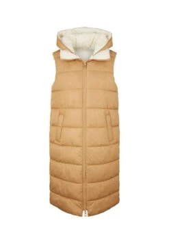 Tom Tailor Mit Kapuze - Veste Sans Manches - Soft Light Camel -Magasin Général De Mode 5dfee016ecf14ee794ae1f66f3fd9c4a