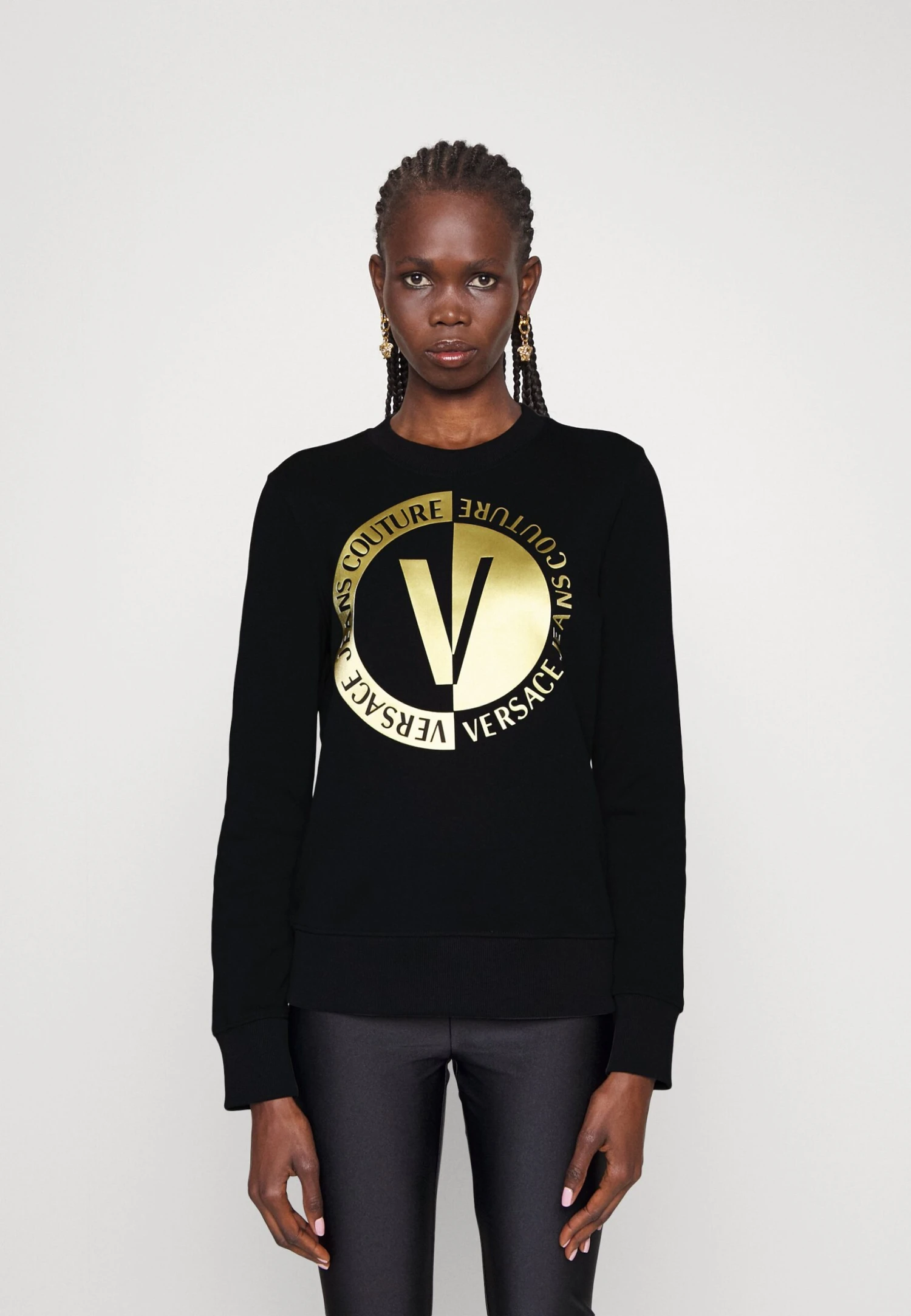 Versace Jeans Couture Sweatshirt - Black/Gold 3 Versace Jeans Couture Sweatshirt - Black/Gold