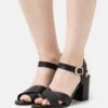 Pier One Leather - Sandales - Black