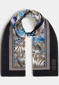 Guess Mit Allover Print - Accessoire De Plage - Blumenmuster Blau -Magasin Général De Mode 60185970e2e548929ad4ef76e8c7c50f