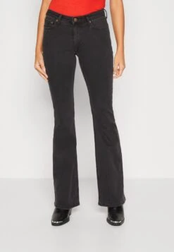 WEEKDAY Flame Low - Jean Flare - Black Lux