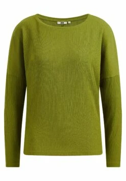 WE FASHION Met Structuur - T-Shirt À Manches Longues - Green -Magasin Général De Mode 61e8cd2984cf4226a22c0854b021d0d6