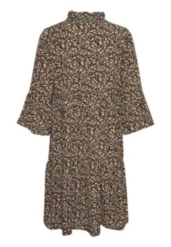 Kaffe Bpsilia - Robe De Jour - Black Rosa Flowers -Magasin Général De Mode 6220e859860545d780caf23d0a4a2a46