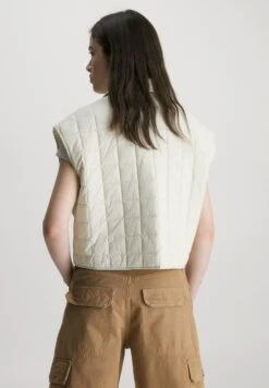 Calvin Klein Jeans Recycled Quilted - Veste Sans Manches - Eggshell -Magasin Général De Mode 62f0bd7577304e6eaee491d277da8cd8