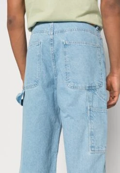 YOURTURN Unisex - Jean Boyfriend - Light Blue Denim -Magasin Général De Mode 643cd7d8f2bd491aa7d50b770e21d08e