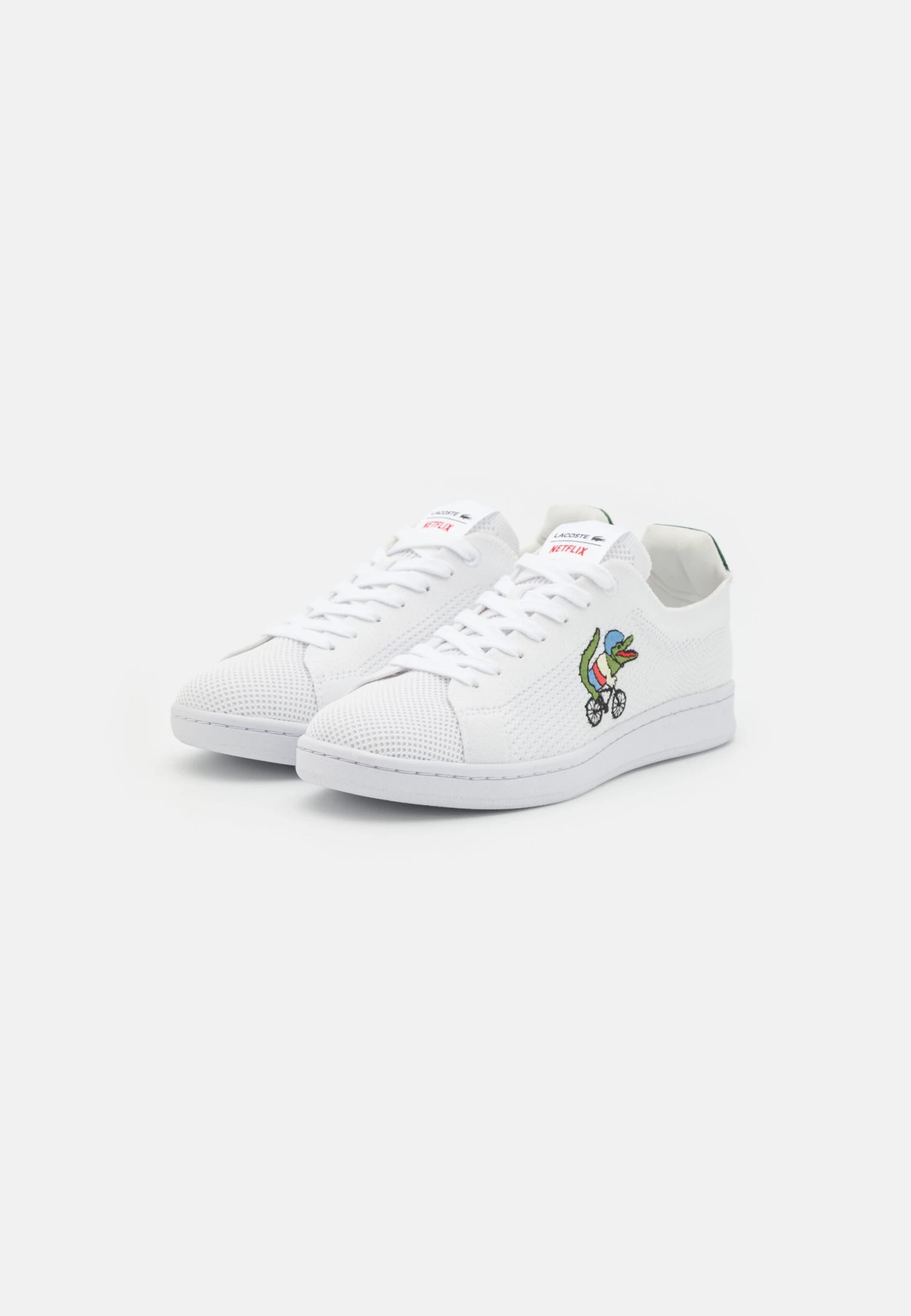 Lacoste X Netflix - Sneakers Court Femme - Baskets Basses - White/Green 5 Lacoste X Netflix - Sneakers Court Femme - Baskets Basses - White/Green – Image 3