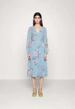 Vila Vinaya Midi Dress - Robe Chemise - Alascan Blue