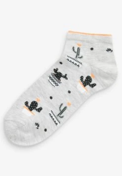 Next 5 Pack - Socquettes - Black/White Cactus -Magasin Général De Mode 6621baf7c5f24f8c84c4bc616b538e7c