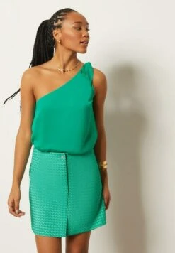 ETAM Gamora - Jupe Trapèze - Vert Émeraude