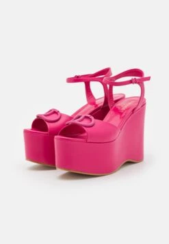 TWINSET Con Zeppa - Sandales À Plateforme - Fuxia -Magasin Général De Mode 68cd765abf724569937466a62b50cc0f