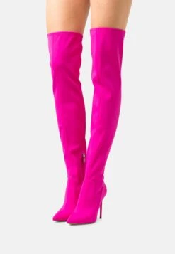 Steve Madden Vava - Bottes À Talons Hauts - Bright Fuchsia