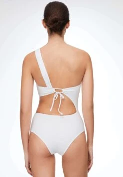 Oysho Bead Detail Asymmetric Trikini - Maillot De Bain - White -Magasin Général De Mode 6a8744fe106b41118ff699f345caa48e