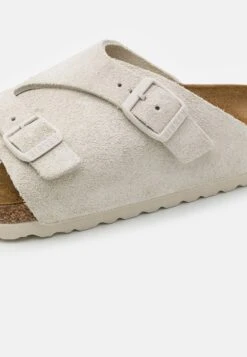 Birkenstock Zürich Unisex - Chaussons - Antique White -Magasin Général De Mode 6aa05f88001348d6a10628ad57a50776