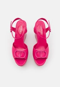 TWINSET Con Zeppa - Sandales À Plateforme - Fuxia -Magasin Général De Mode 6aac7653eafa468c9411428469bb60af