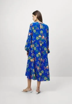 DIANE VON FURSTENBERG Sydney Midi Dress - Robe De Jour - Indigo -Magasin Général De Mode 6c172370952f4cc1bc61ace6fa298bab