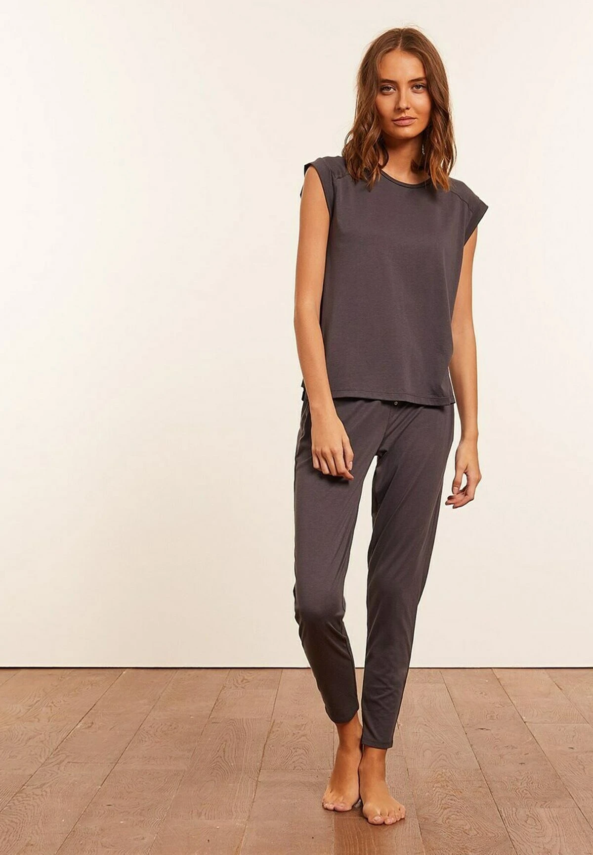 ETAM Gam - Haut De Pyjama - Anthracite 6 ETAM Gam - Haut De Pyjama - Anthracite – Image 4