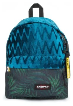 Eastpak Padded Pak R - Sac À Dos - Mottled Anthracite/ Neon Green