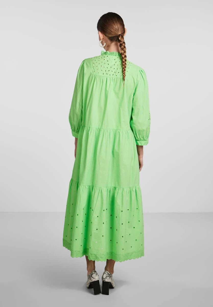 Yasvioletta 3/4 - Robe Chemise - Green 4 Yasvioletta 3/4 - Robe Chemise - Green – Image 2