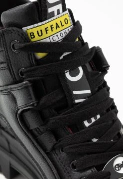 Buffalo Aspha Mid - Bottines À Plateau - Black -Magasin Général De Mode 72ec64c0f9574e50b3b69f4976ca5a3e