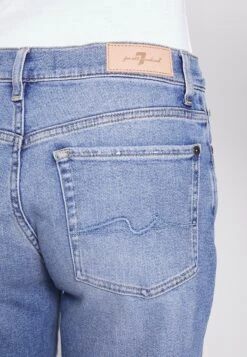 7 For All Mankind Ellie Straight Luxvinleg - Jean Droit - Light Blue -Magasin Général De Mode 7340f0d2df1d49fab9c45253416604a9