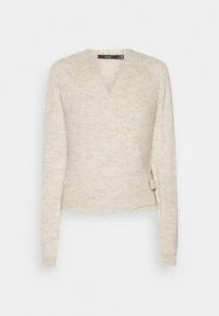 Vero Moda Vmrubellefile Wrap Cardigan - Gilet - Off-White -Magasin Général De Mode 73e3414926af4ab193ad24862d64d193