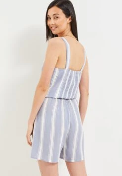 Combishort - Combinaison - Bleu -Magasin Général De Mode 761576211f5046e2bd6dc3b9bba9d348