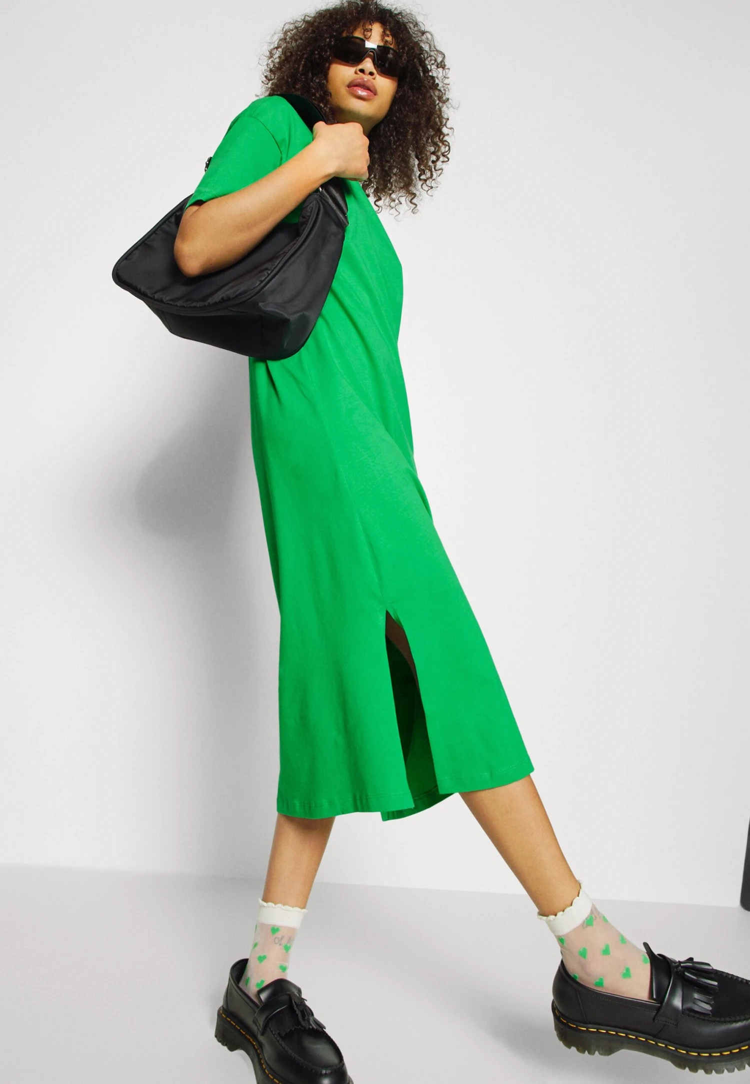 Vero Moda Tall Vmmolly Calf Dress - Robe En Jersey - Bright Green 6 Vero Moda Tall Vmmolly Calf Dress - Robe En Jersey - Bright Green – Image 4