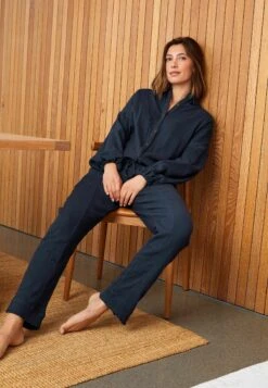 Next Crinkle - Pantalon Classique - Navy Blue -Magasin Général De Mode 792e0fdab33448888055d665679b7689