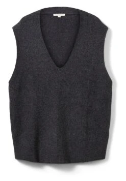 Tom Tailor Mit V Ausschnitt  - Pullover - Evident Anthracite Melange -Magasin Général De Mode 7b41dfc5aea547a1971078e9de2a12a0