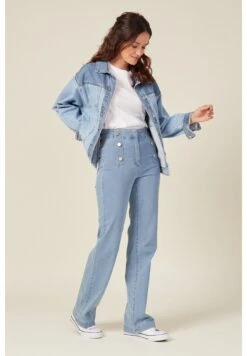 Mit Steg - Jean Flare - Denim Bleach -Magasin Général De Mode 7c3d0e4a7ebc46e2b22031d5649ee81f