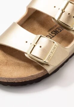 Birkenstock Arizona Bf Narrow - Chaussons - Gold -Magasin Général De Mode 7c90fdb63cb44c3fb729590280578718