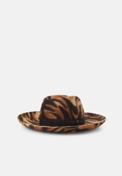 Borsalino Melousine Tigrato Cinta Cannete - Chapeau - Black/Brown