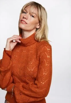 King Louie Jeanie Rollneck Farfalle - Pullover - Caramel 9 King Louie Jeanie Rollneck Farfalle - Pullover - Caramel -Magasin Général De Mode 84bc35a722b64dcca9529a3b4226cd53