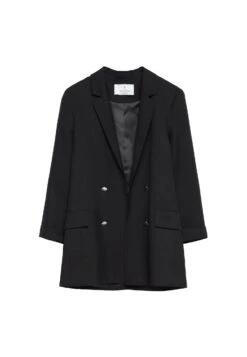 Stradivarius Blazer - Black -Magasin Général De Mode 85ba8ab685854371a227a5eb86e37f62